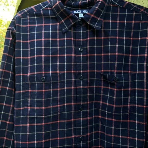 Alex Mill flannel button down plaid shirt - Picture 11 of 13